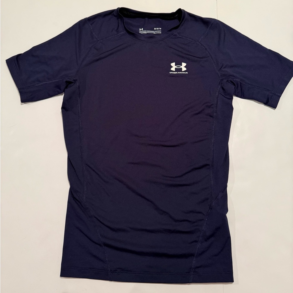 Under Armour Men's Dark Blue Compression Performance Tee